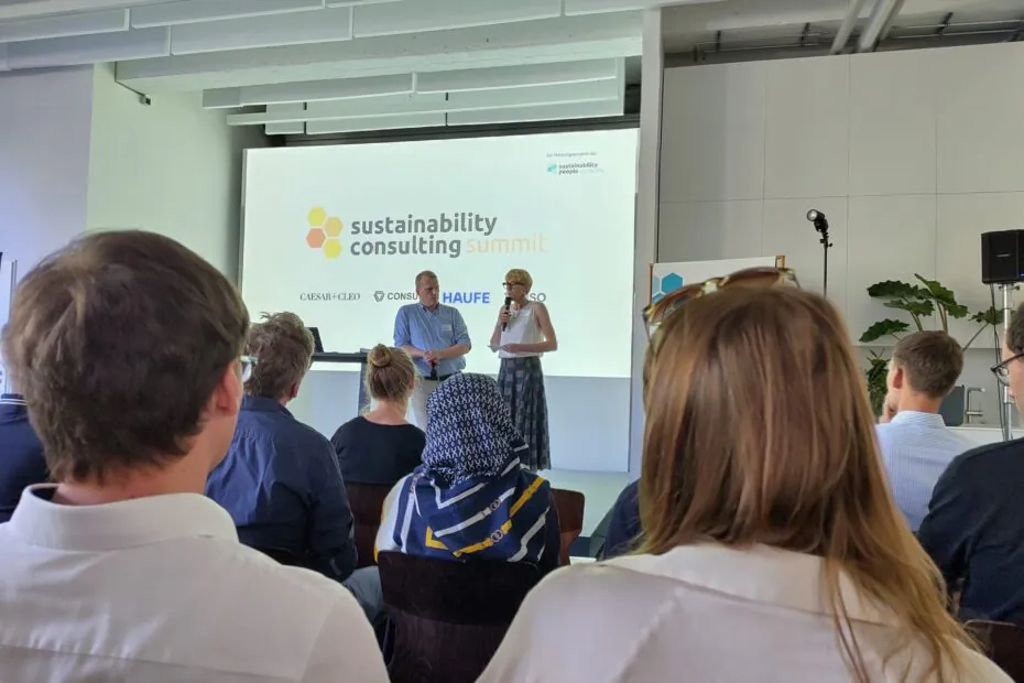 JJ Sustainability auf dem ersten Sustainability Consulting Summit 2025